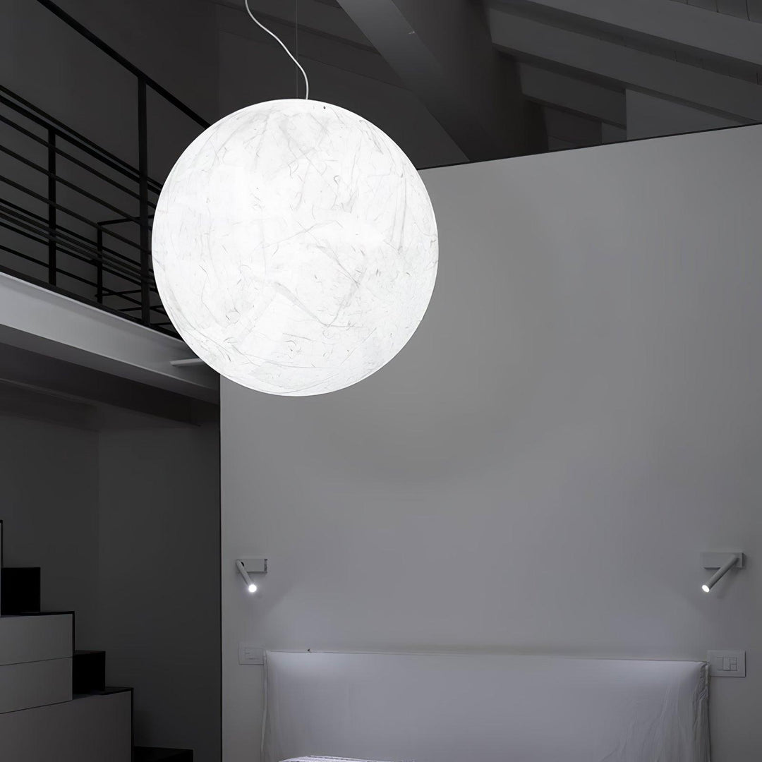 Lampa Wisząca z Jedwabiu Księżycowego