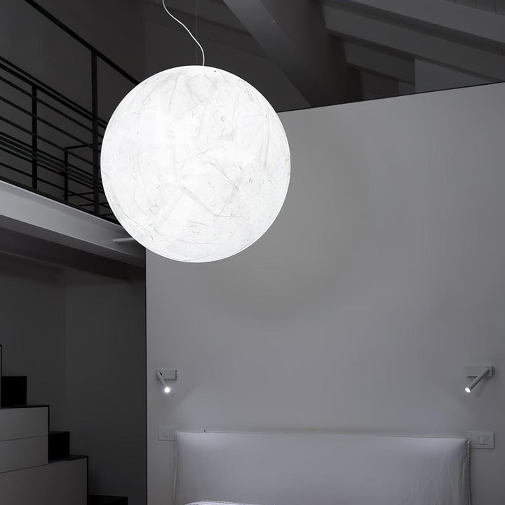 Lampa Wisząca z Jedwabiu Księżycowego