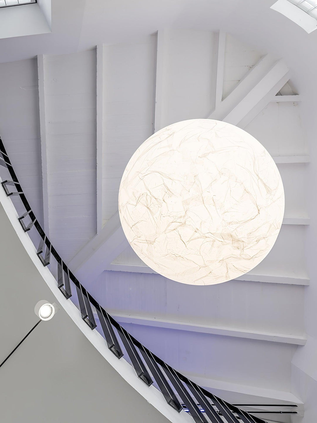 Lampa Wisząca z Jedwabiu Księżycowego
