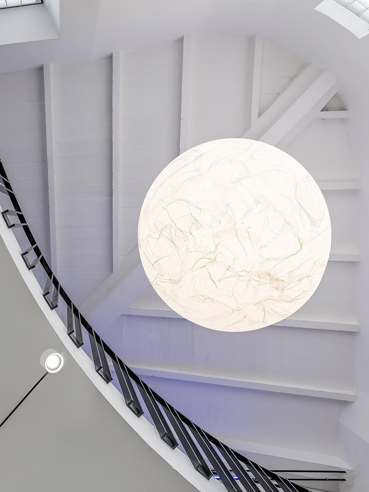 Lampa Wisząca z Jedwabiu Księżycowego