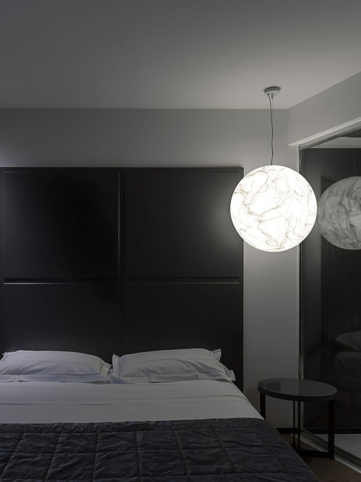 Lampa Wisząca z Jedwabiu Księżycowego