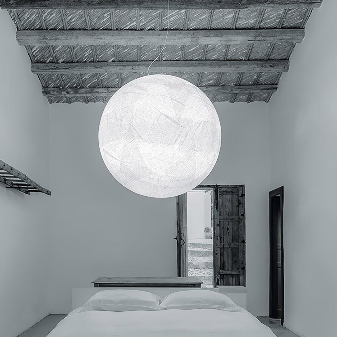 Lampa Wisząca z Jedwabiu Księżycowego