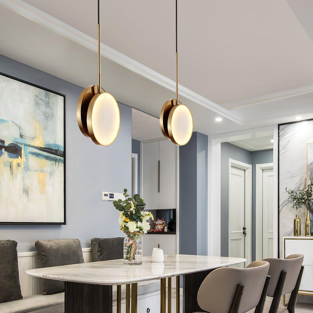 Lampa wisząca Moonshade Alabaster