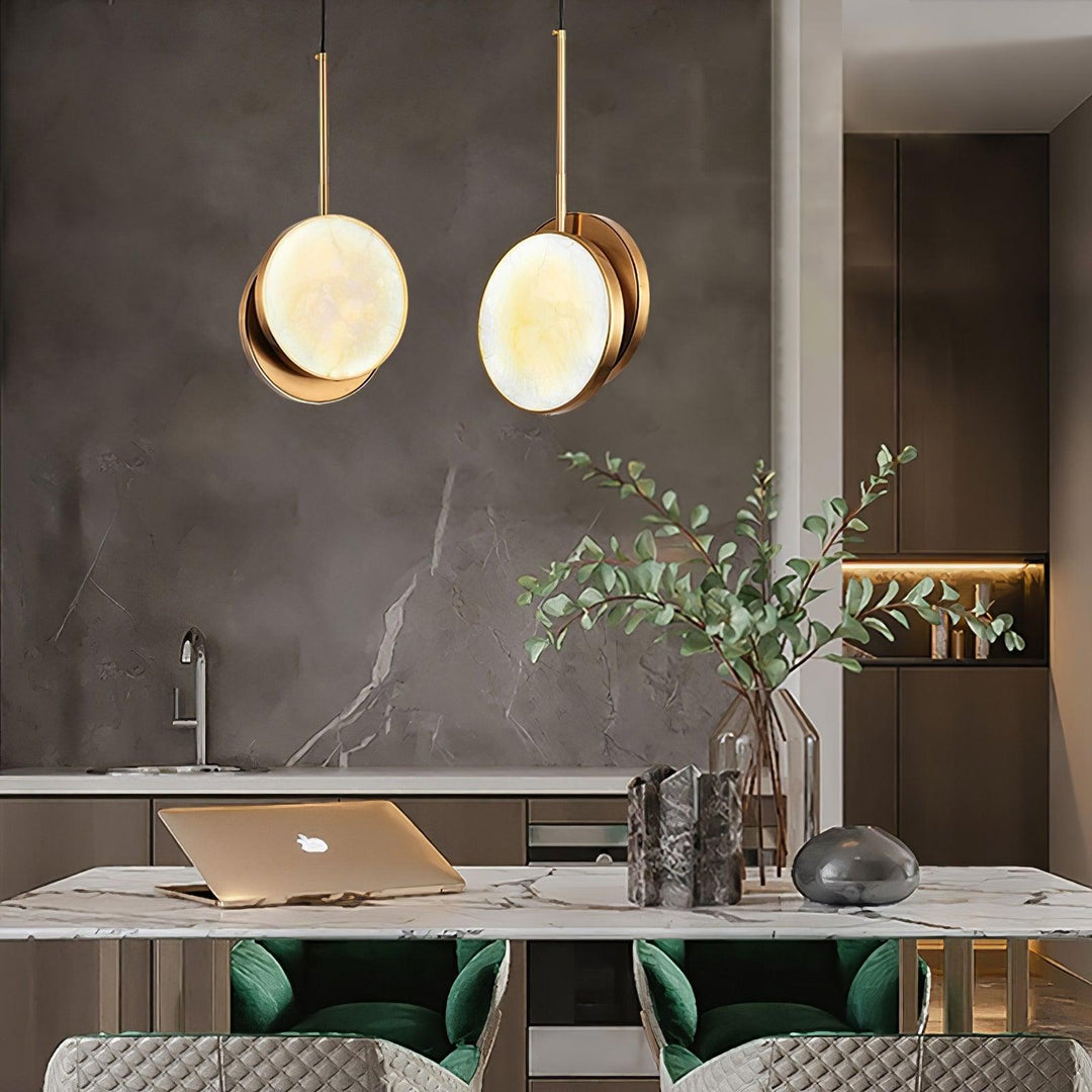 Lampa wisząca Moonshade Alabaster