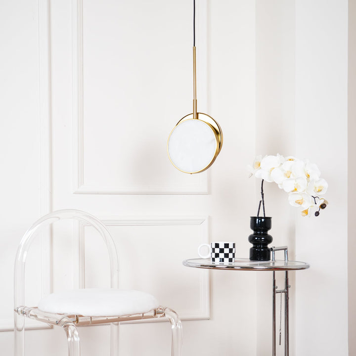 Lampa wisząca Moonshade Alabaster