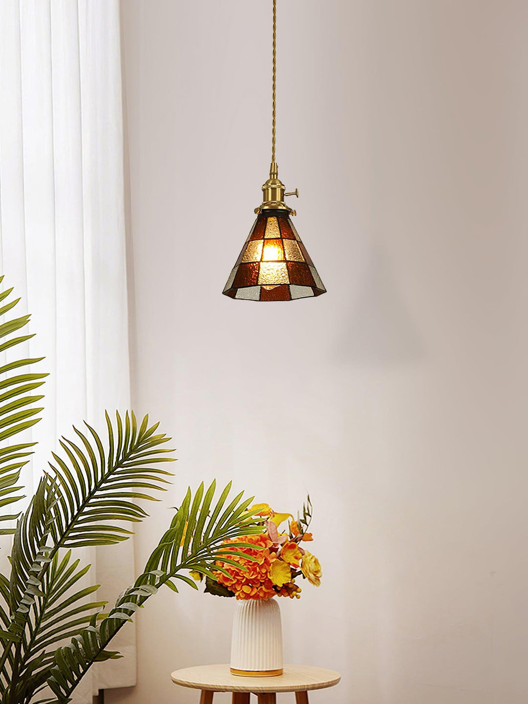 Lampa wisząca mozaikowa