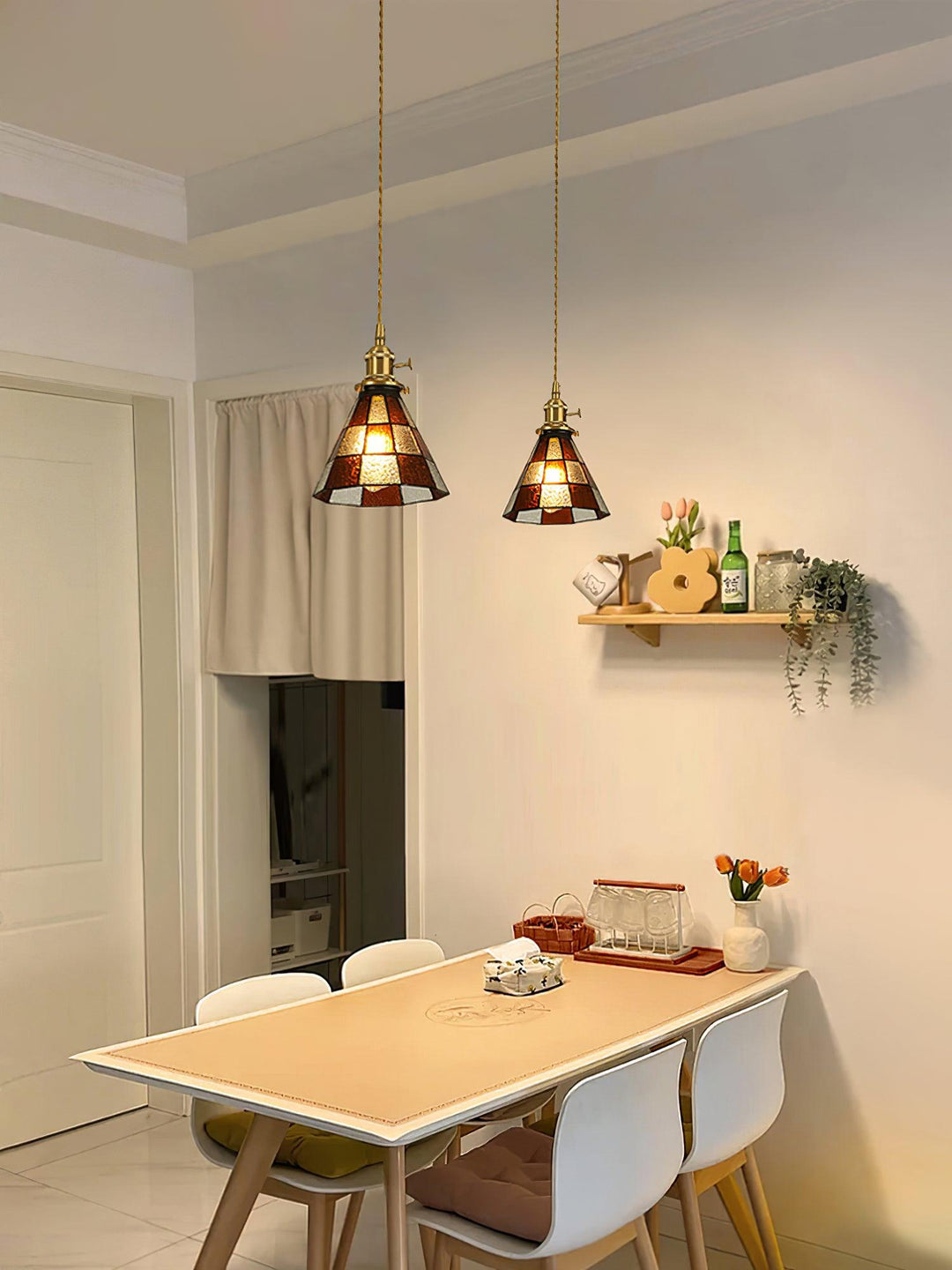 Lampa wisząca mozaikowa