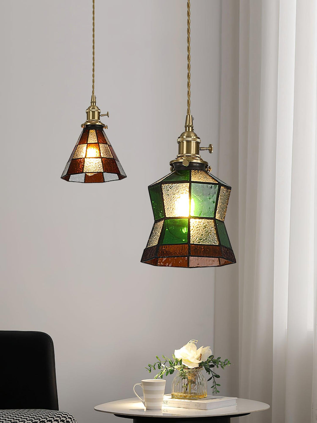 Lampa wisząca mozaikowa