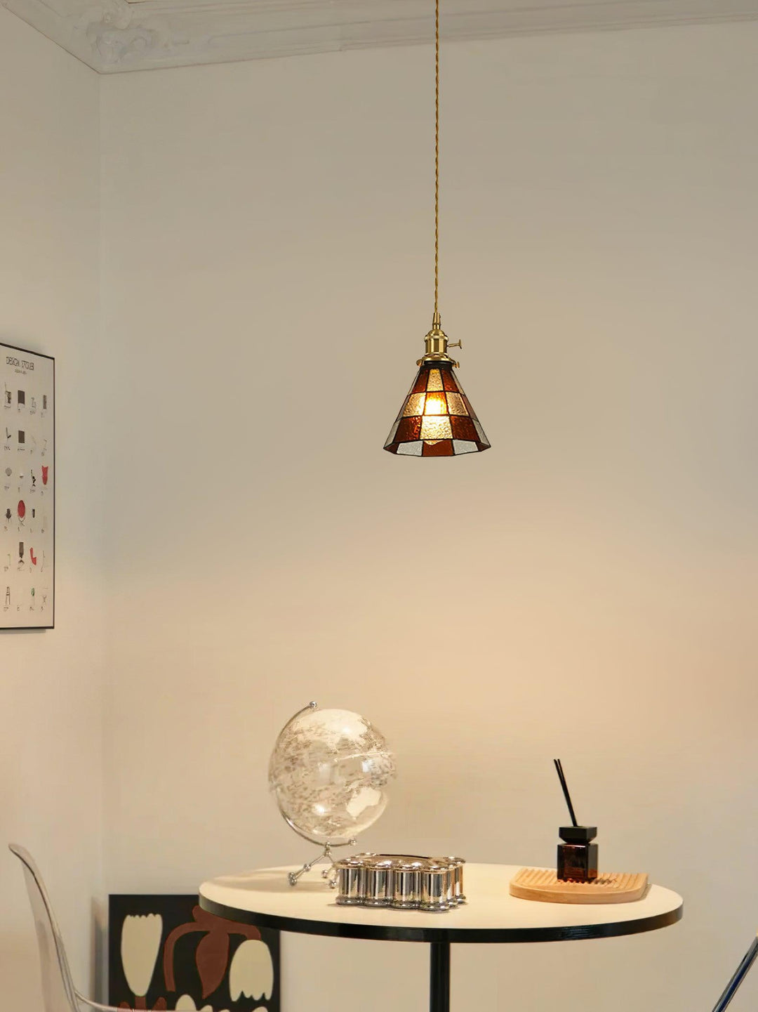 Lampa wisząca mozaikowa
