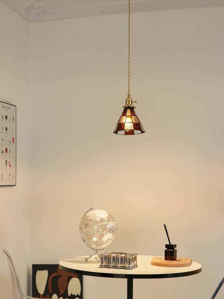 Lampa wisząca mozaikowa