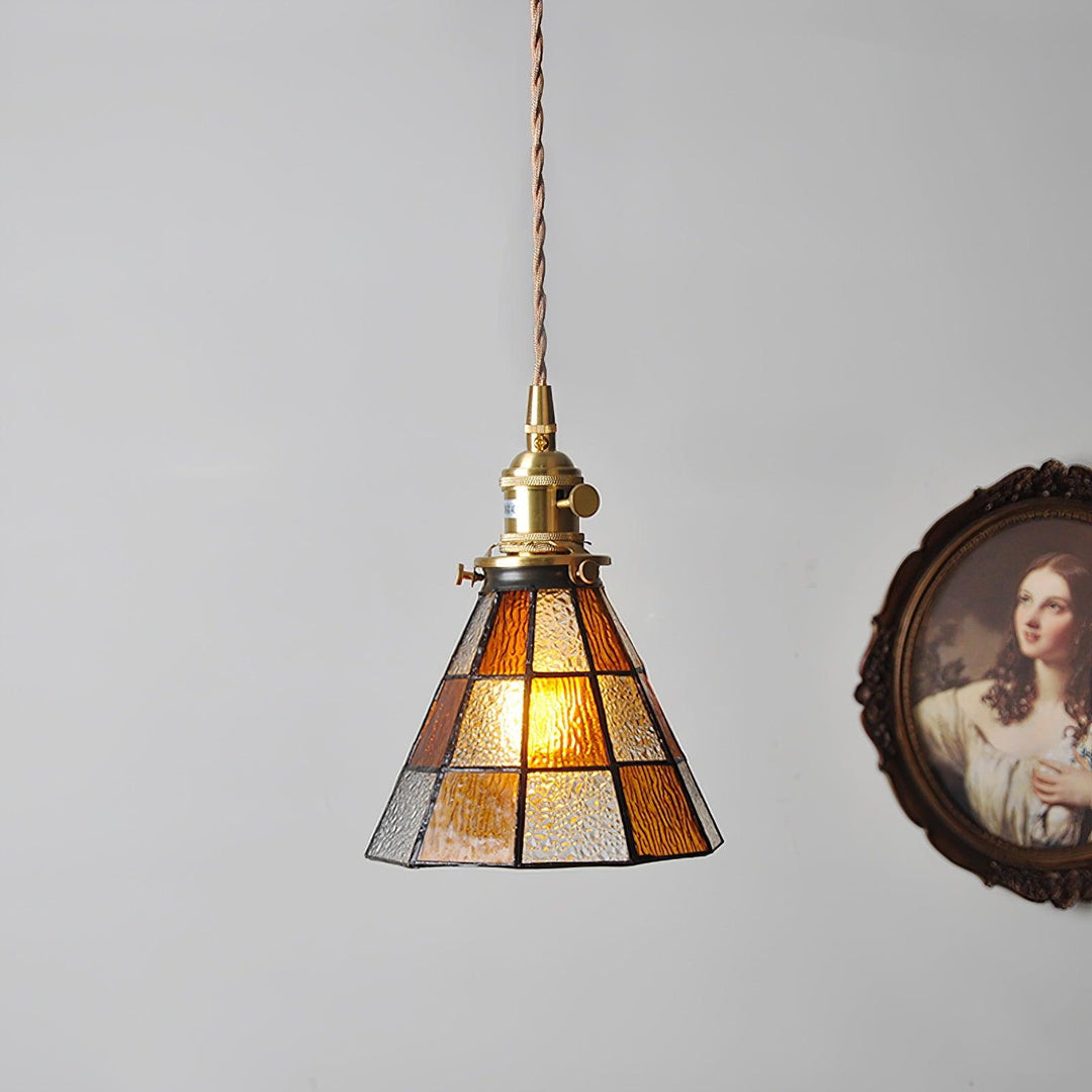 Lampa wisząca mozaikowa