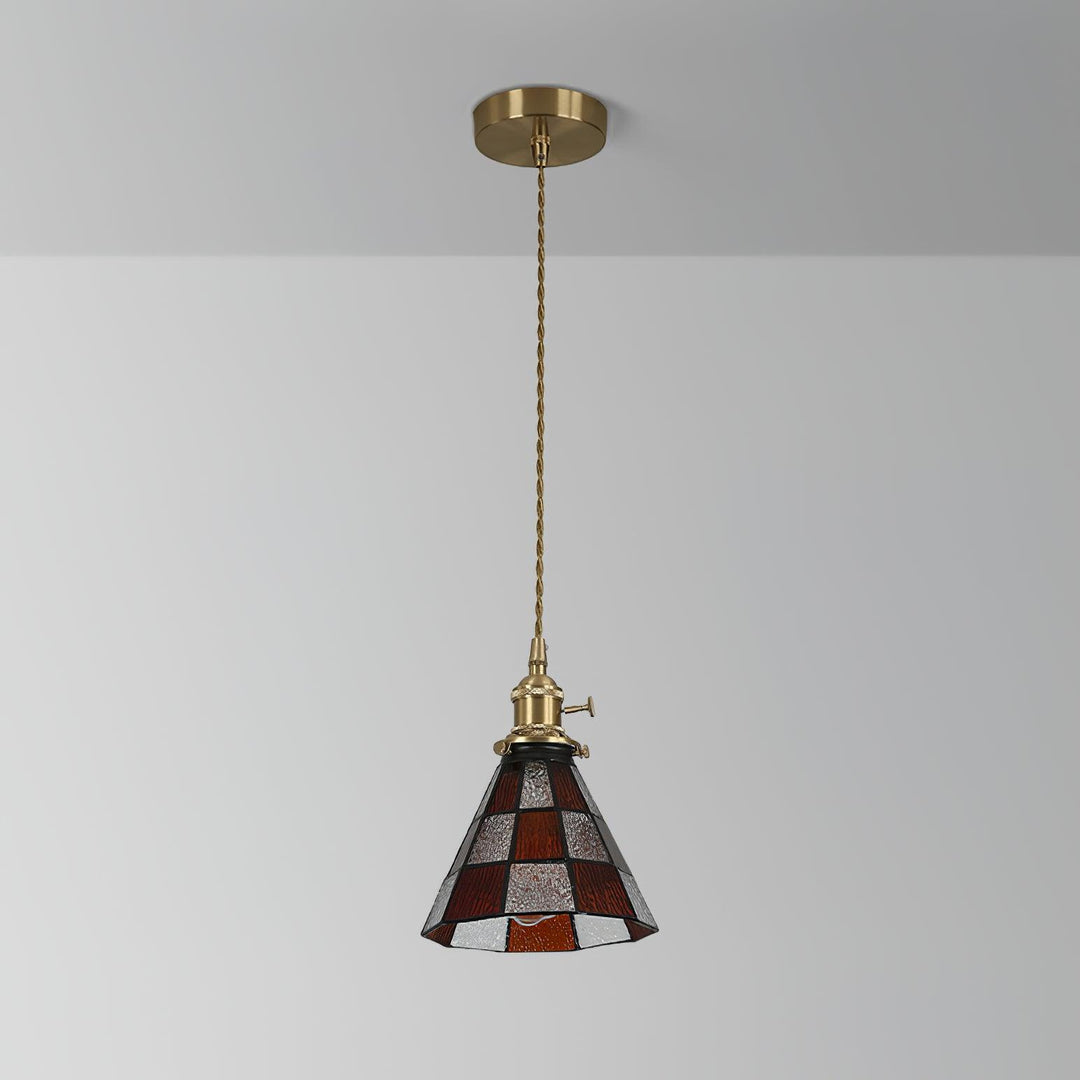 Lampa wisząca mozaikowa