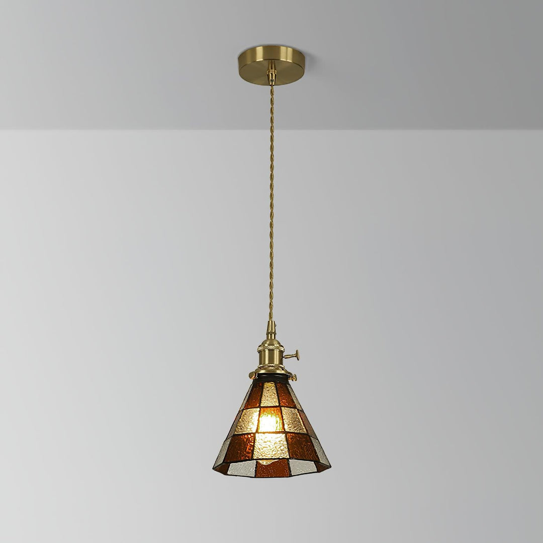 Lampa wisząca mozaikowa