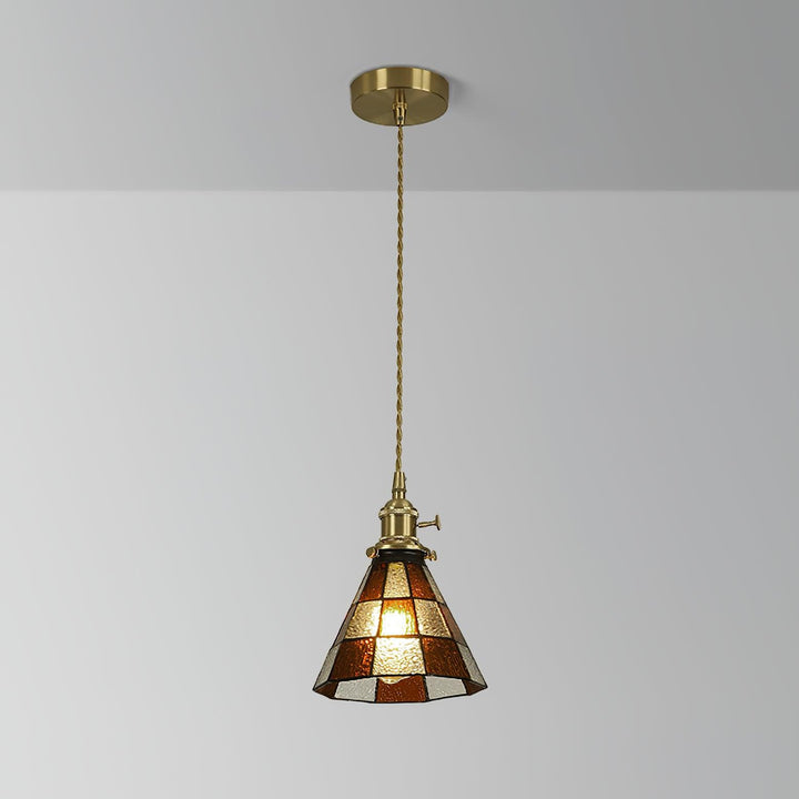 Lampa wisząca mozaikowa