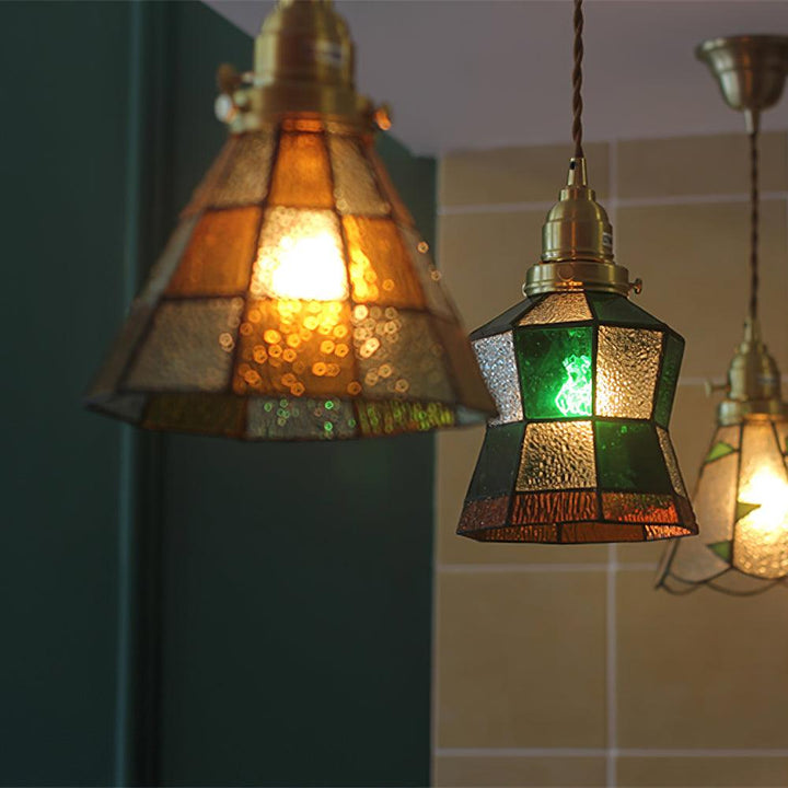 Lampa wisząca mozaikowa