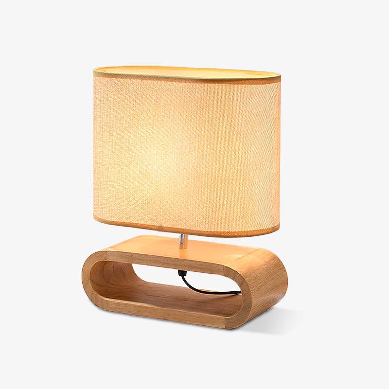 Lampa Stołowa Moti z Drewna