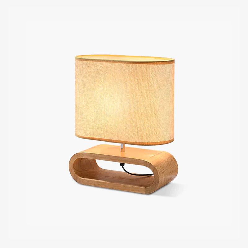 Lampa Stołowa Moti z Drewna