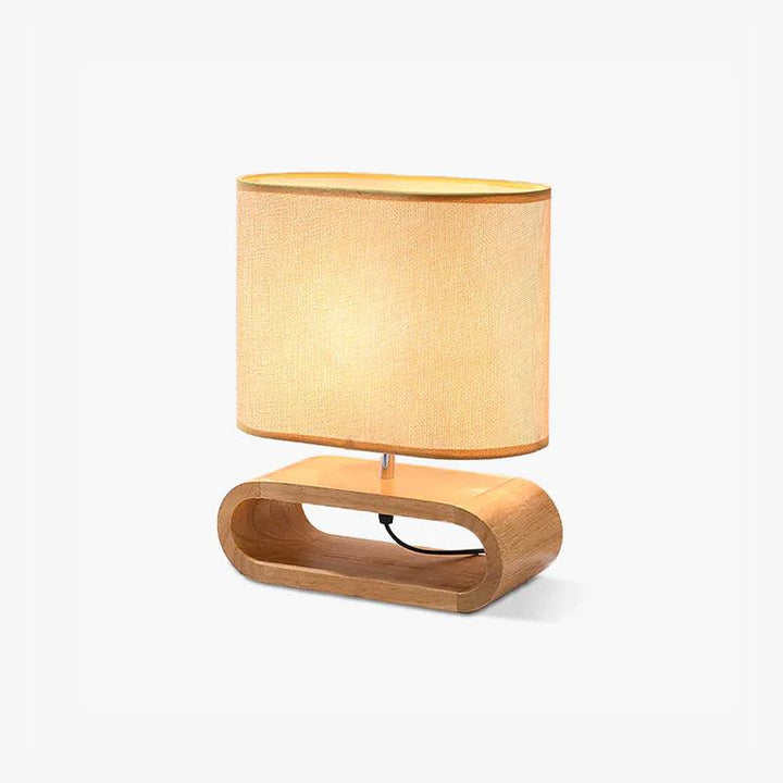 Lampa Stołowa Moti z Drewna