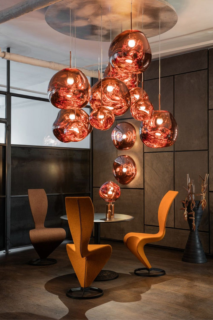 Lampa wisząca Lava z przewodem zawieszanym na haku