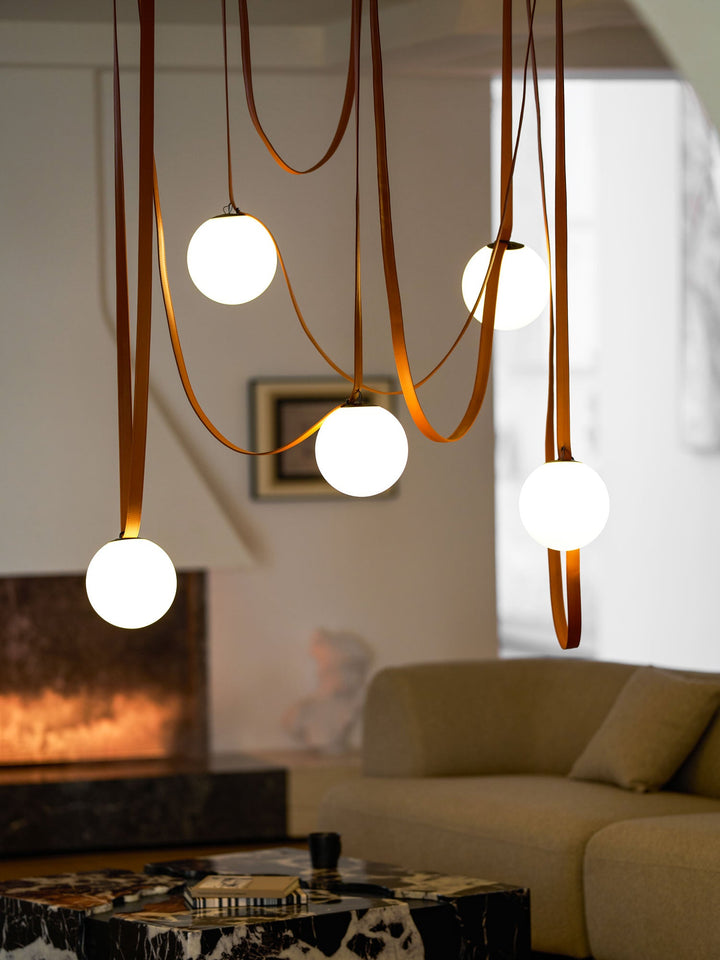 Wielokrotna Lampa Wisząca z Paskami