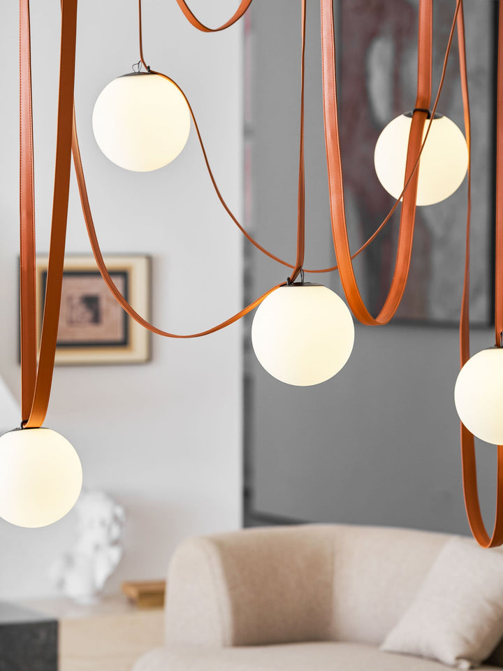 Wielokrotna Lampa Wisząca z Paskami