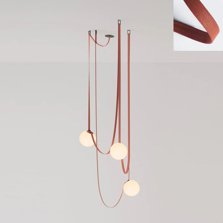 Wielokrotna Lampa Wisząca z Paskami