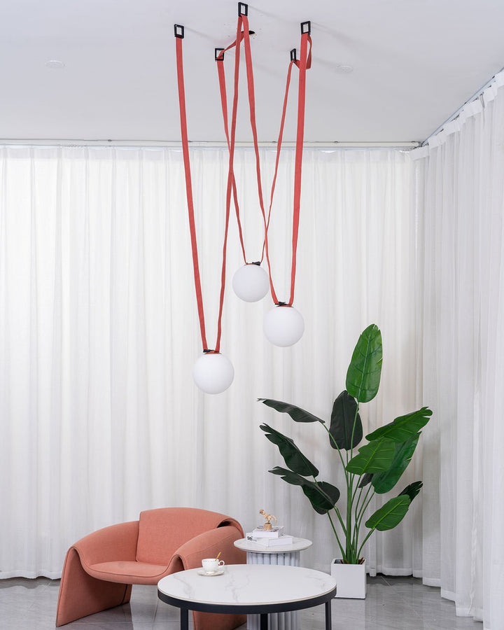Wielokrotna Lampa Wisząca z Paskami