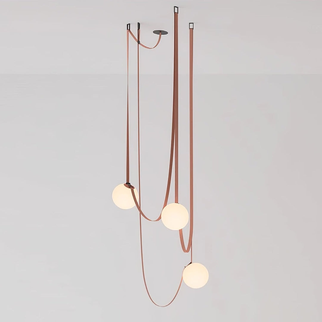 Wielokrotna Lampa Wisząca z Paskami