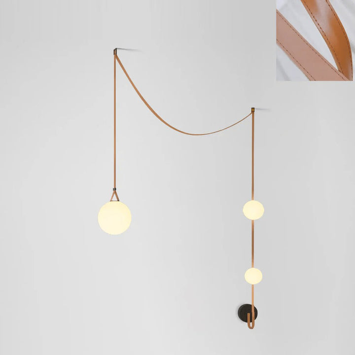 Wielokrotna Lampa Wisząca z Paskami