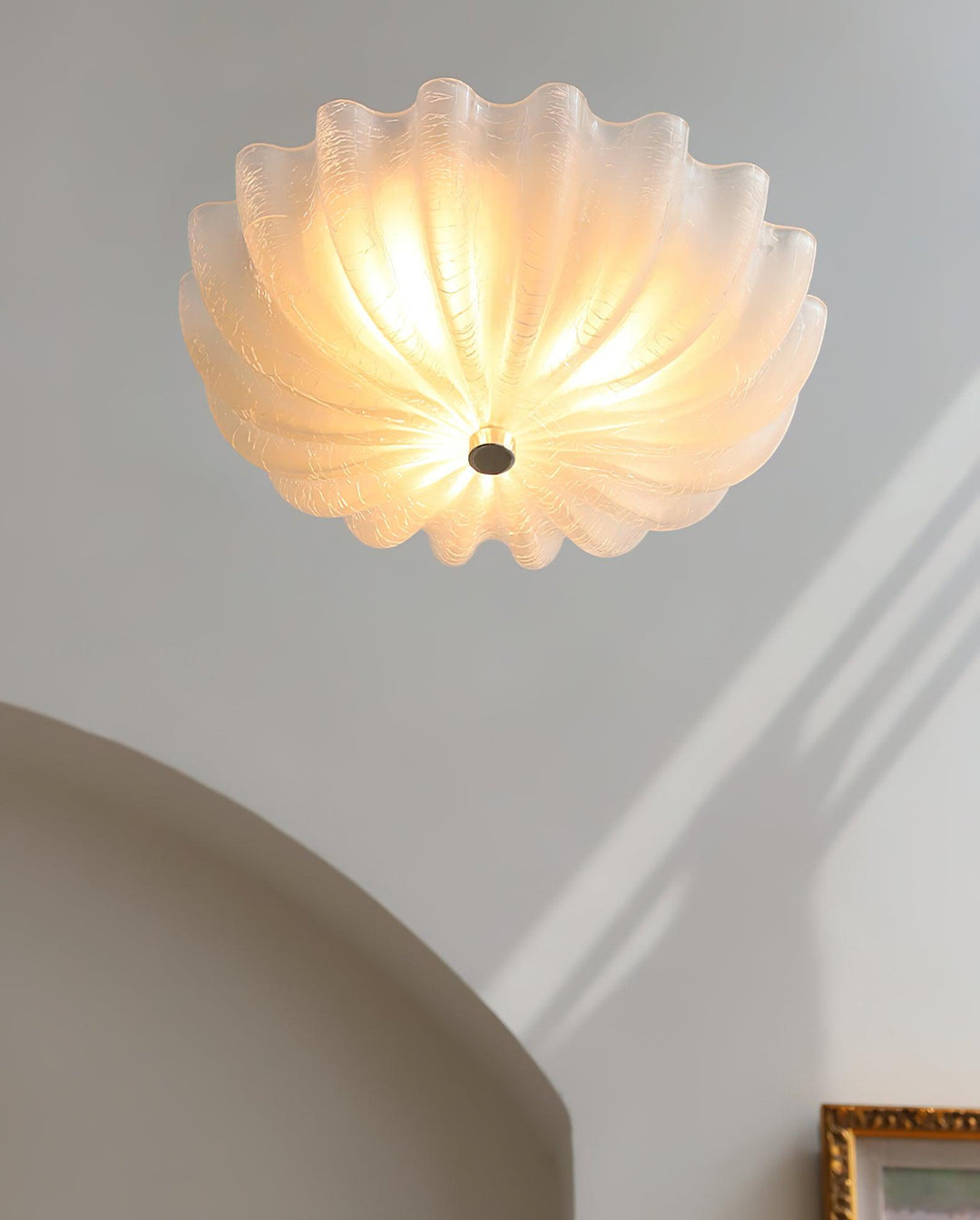 Murano Szkło Muflowane Lampa sufitowa
