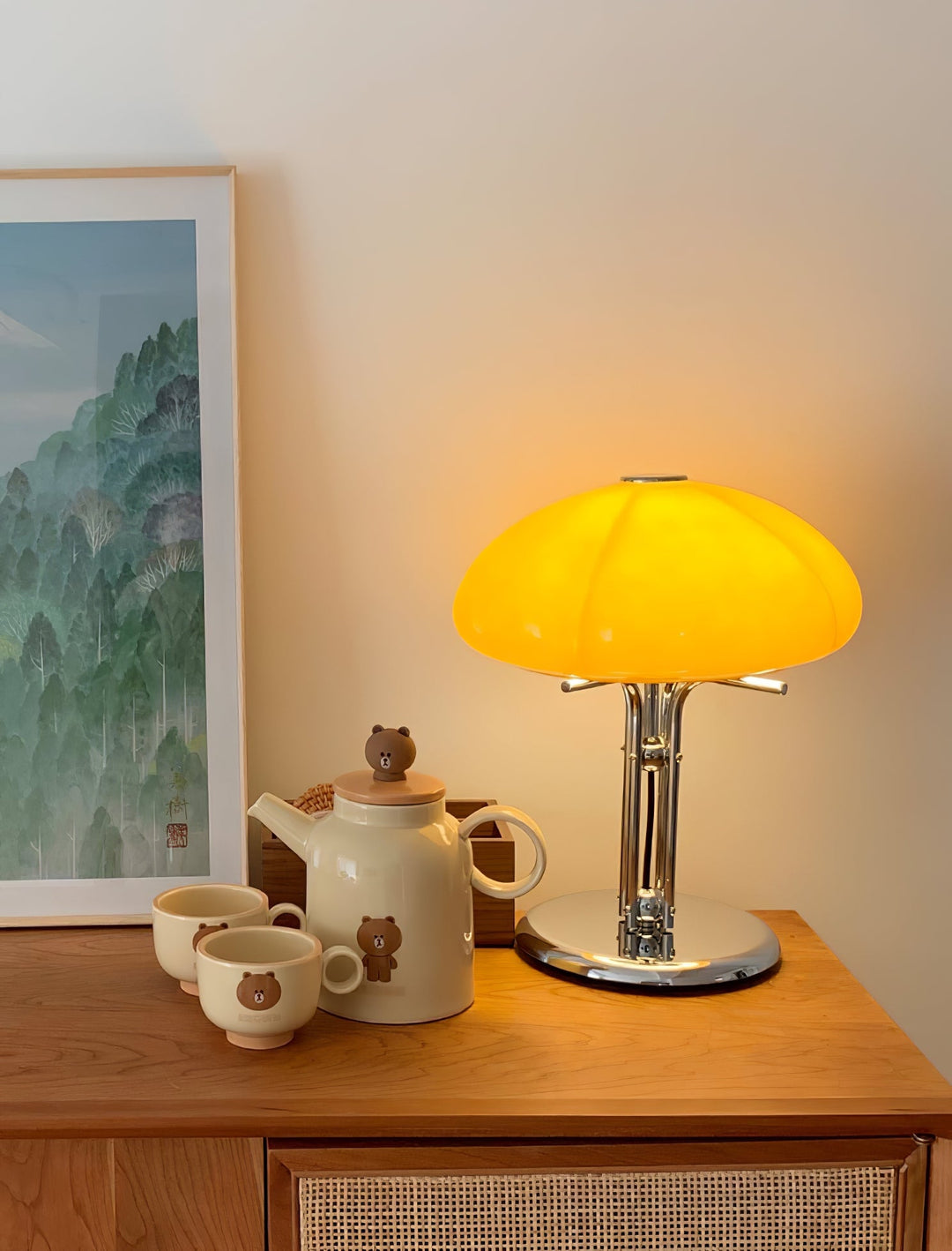 Lampa Stołowa Bauhaus Mushroom