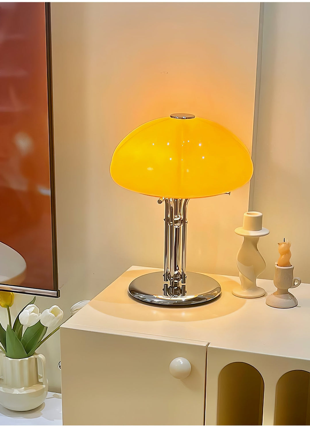 Lampa Stołowa Bauhaus Mushroom
