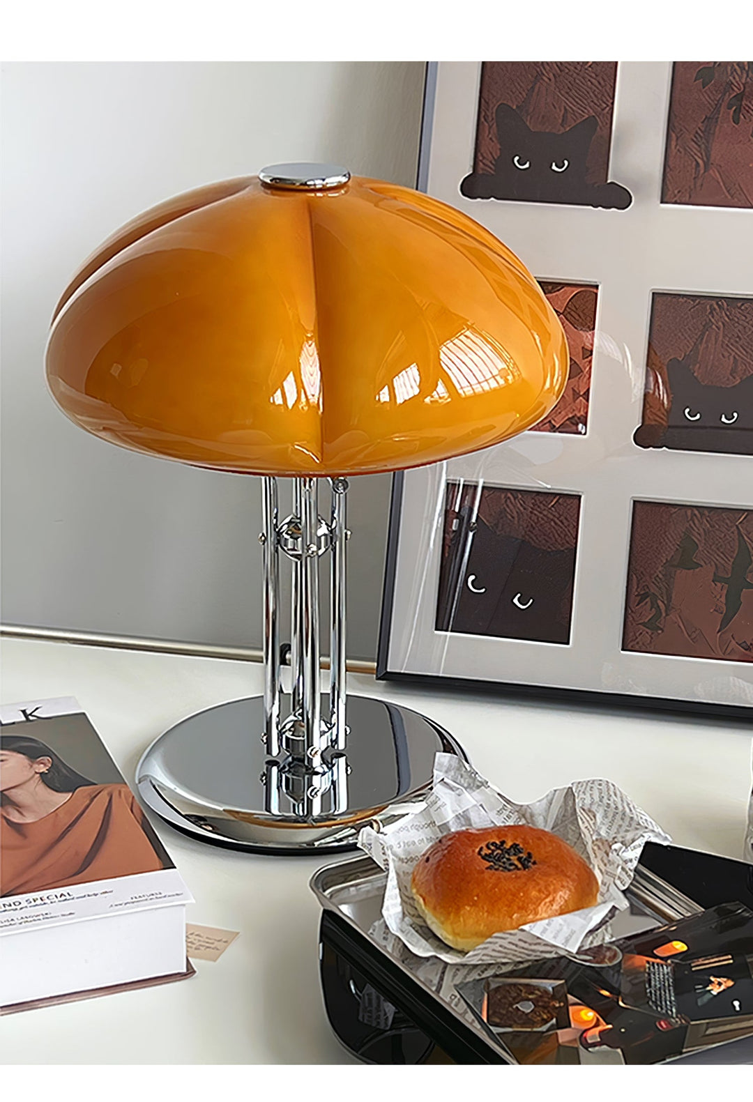 Lampa Stołowa Bauhaus Mushroom