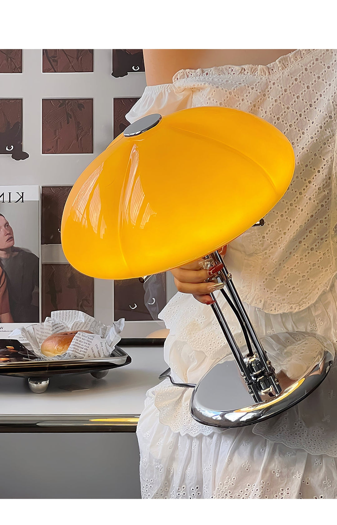 Lampa Stołowa Bauhaus Mushroom