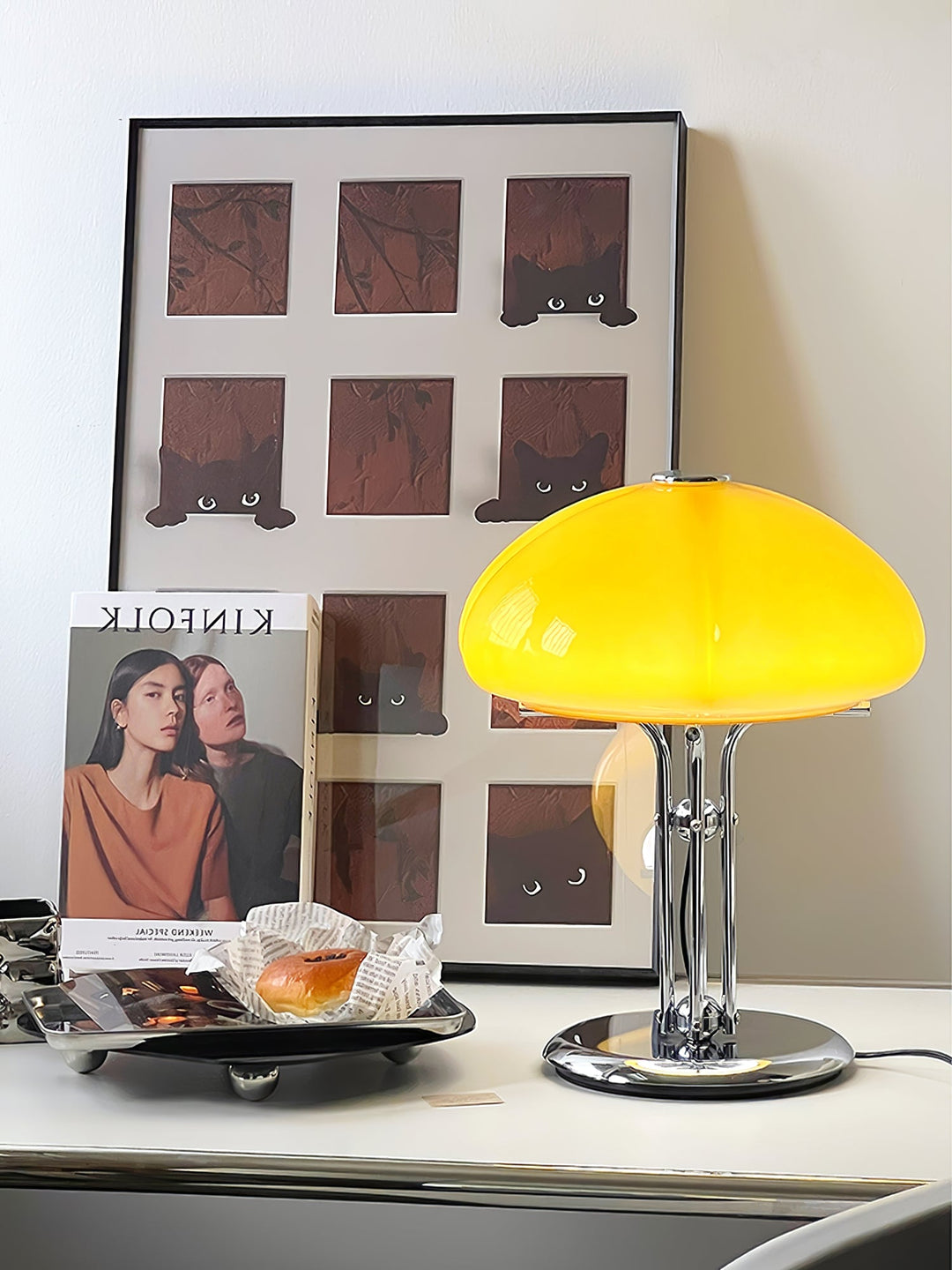 Lampa Stołowa Bauhaus Mushroom