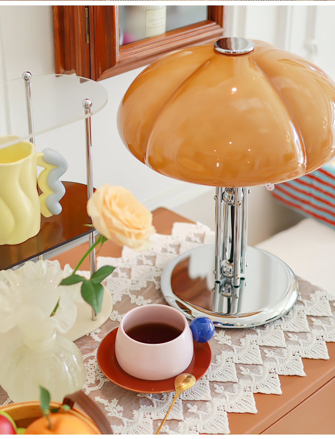 Lampa Stołowa Bauhaus Mushroom