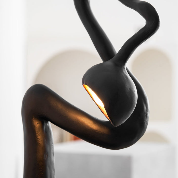 Lampa stołowa rzeźba mirry