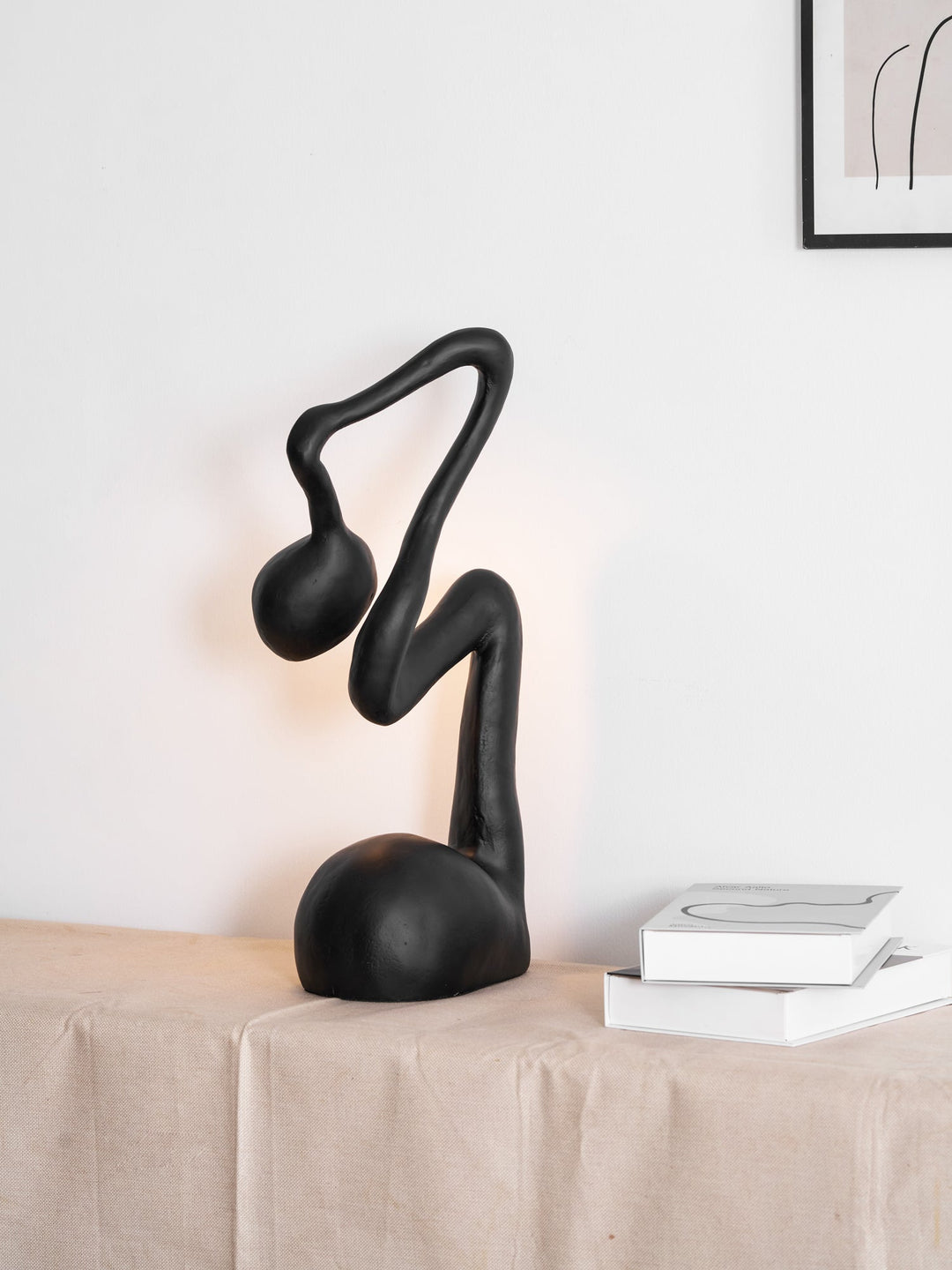 Lampa stołowa rzeźba mirry