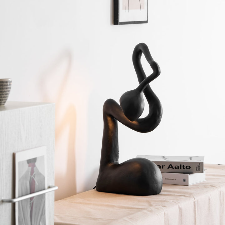 Lampa stołowa rzeźba mirry
