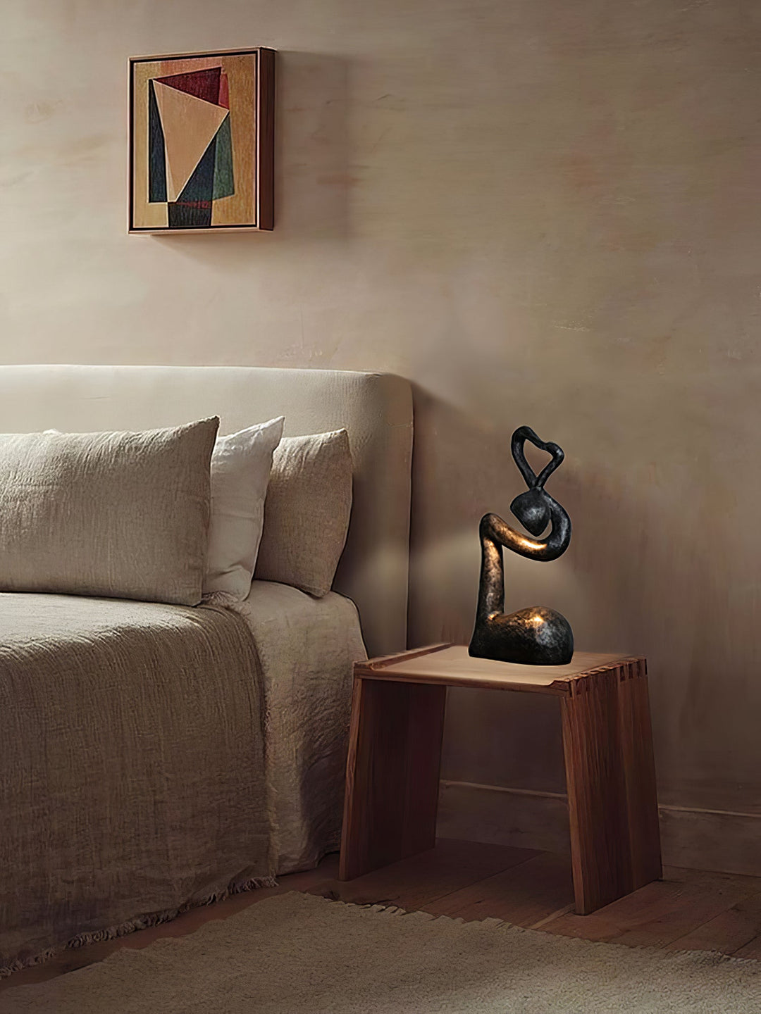 Lampa stołowa rzeźba mirry