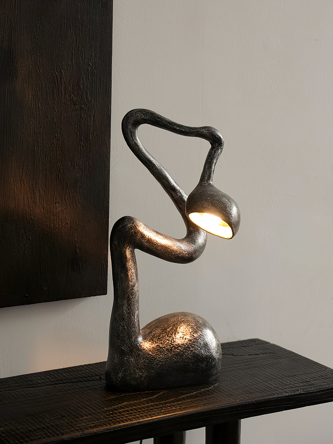 Lampa stołowa rzeźba mirry