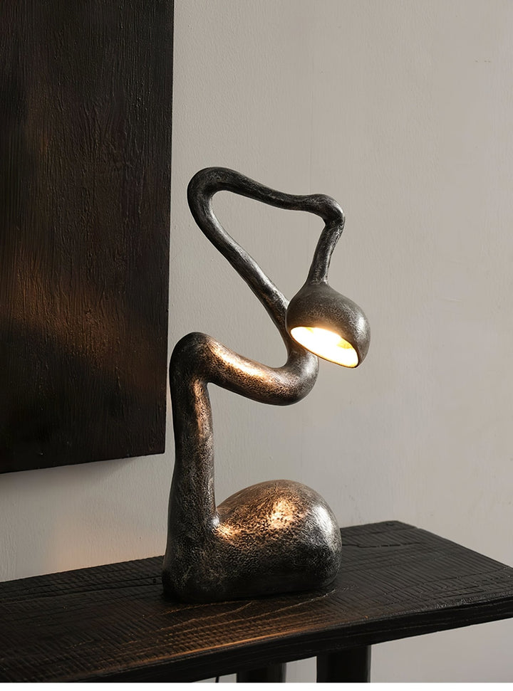 Lampa stołowa rzeźba mirry