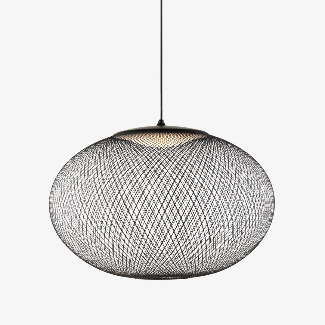Metalowa Lampa Wisząca z Siatki