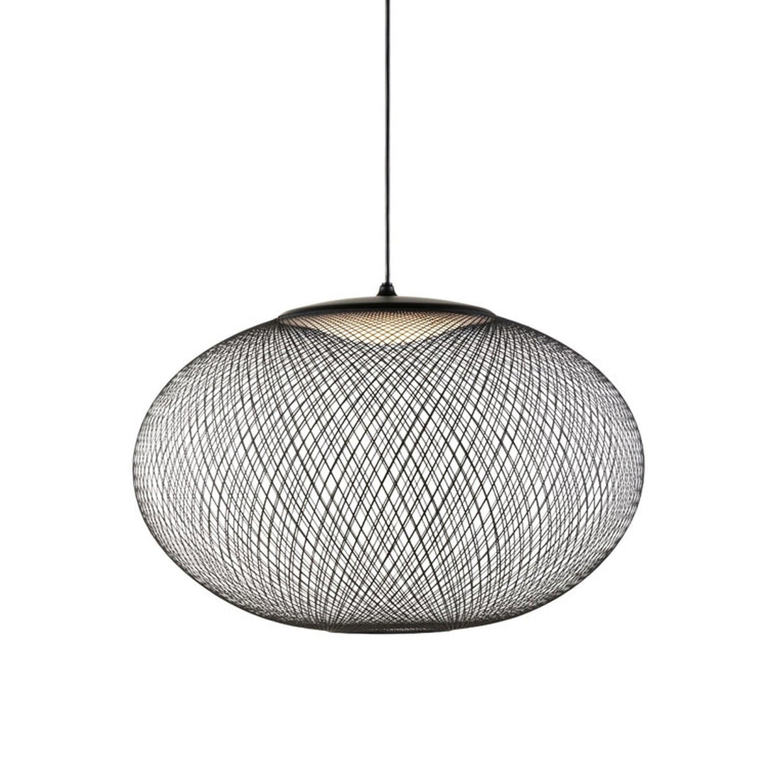 Metalowa Lampa Wisząca z Siatki