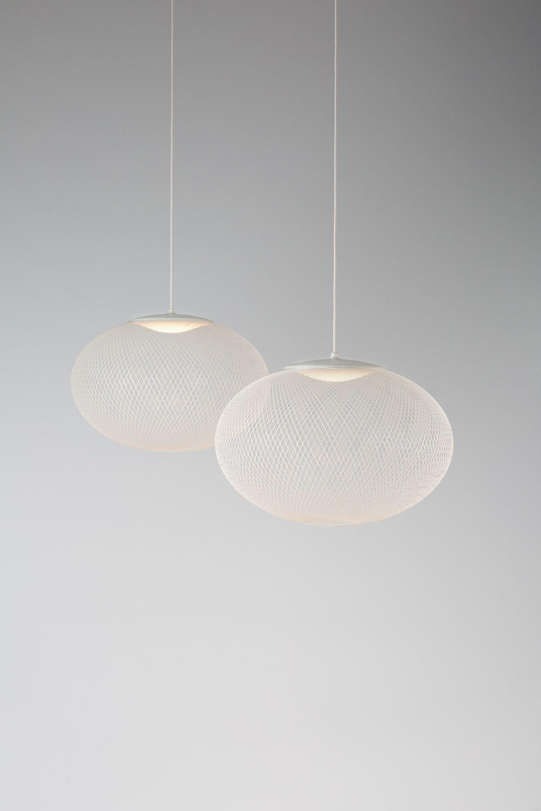 Metalowa Lampa Wisząca z Siatki
