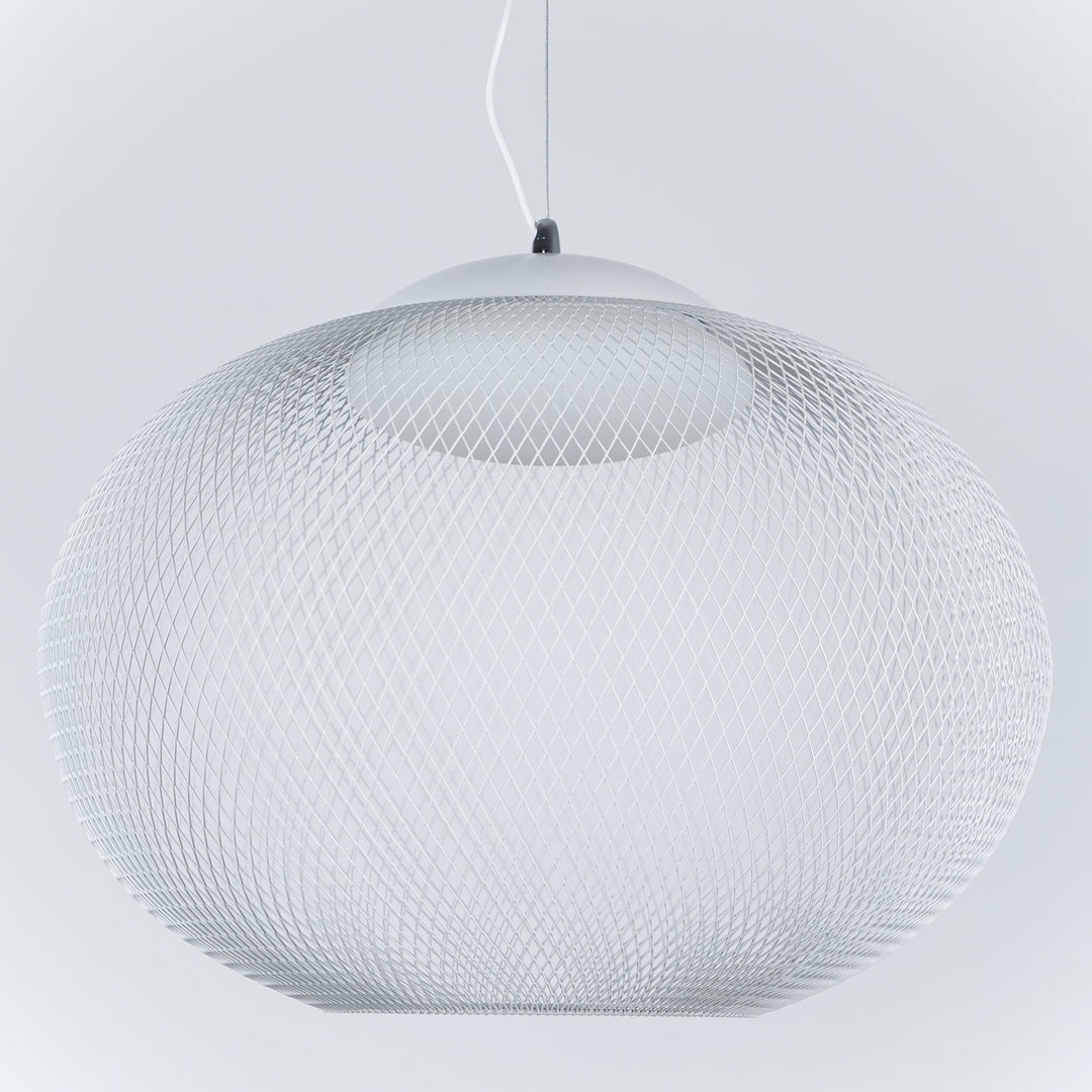 Metalowa Lampa Wisząca z Siatki