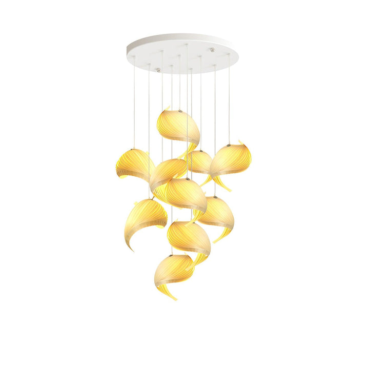 Lampa wisząca z muszli nautilusa