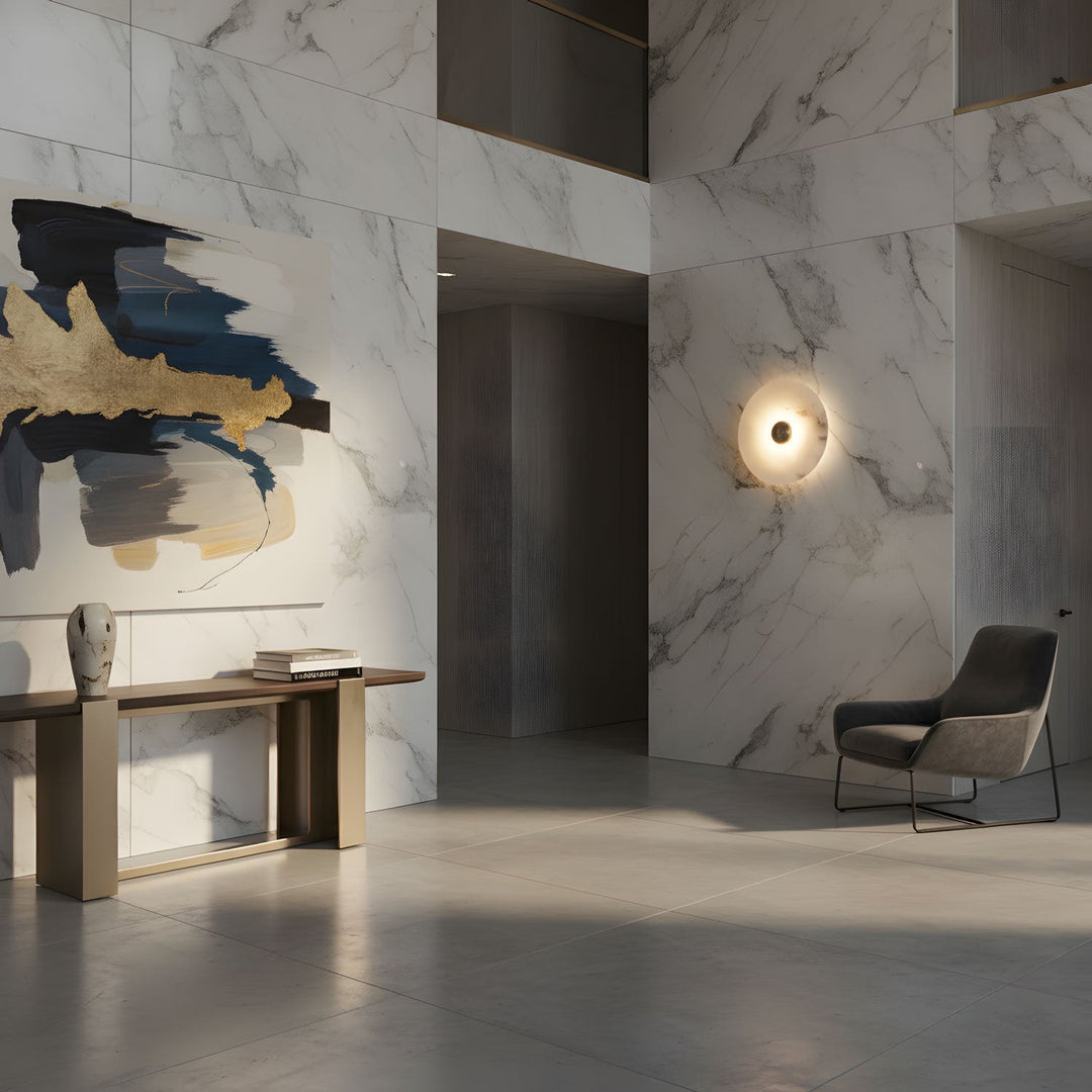 Lampa Ścienna Nayra Alabaster