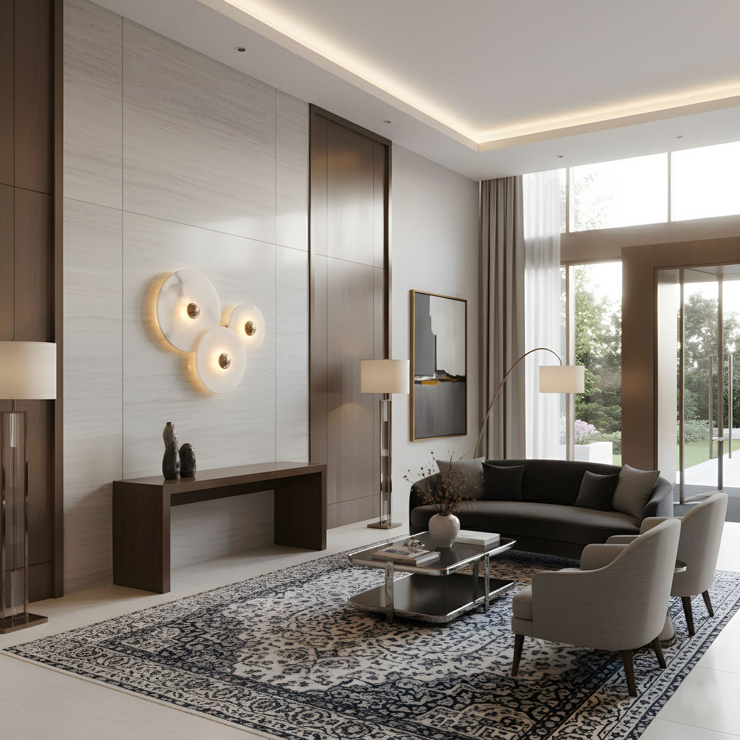 Lampa Ścienna Nayra Alabaster