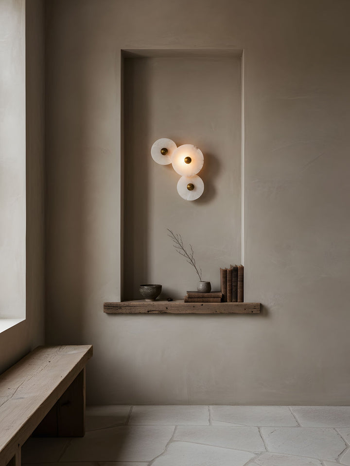 Lampa Ścienna Nayra Alabaster